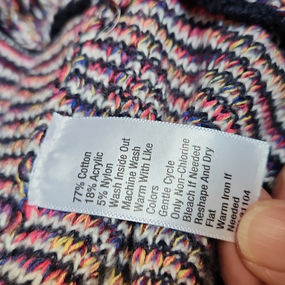 New Directions sweater vest cardigan size large - Picture 3 of 3